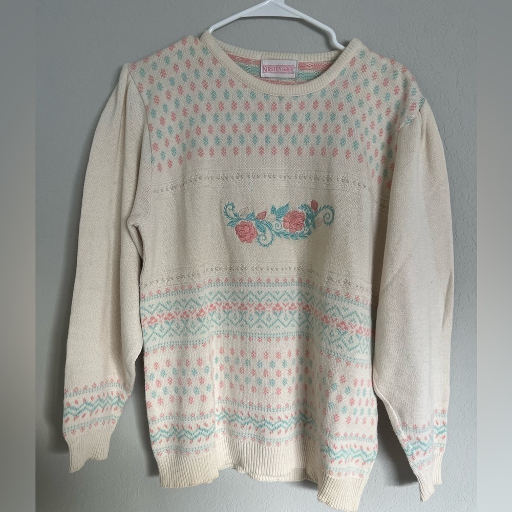 Vintage Kristen Grey sweater